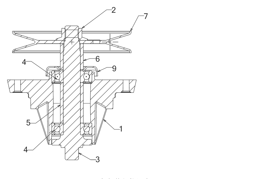 Spindle Diagram and Parts List for XT2-LX54KH (13AQA4CA010)(2017) Cub Cadet Lawn Tractor